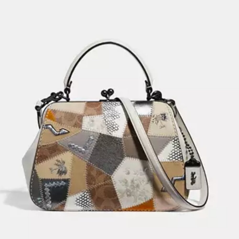 ISO Coach Frame Bag 23 With Signature Patchwork